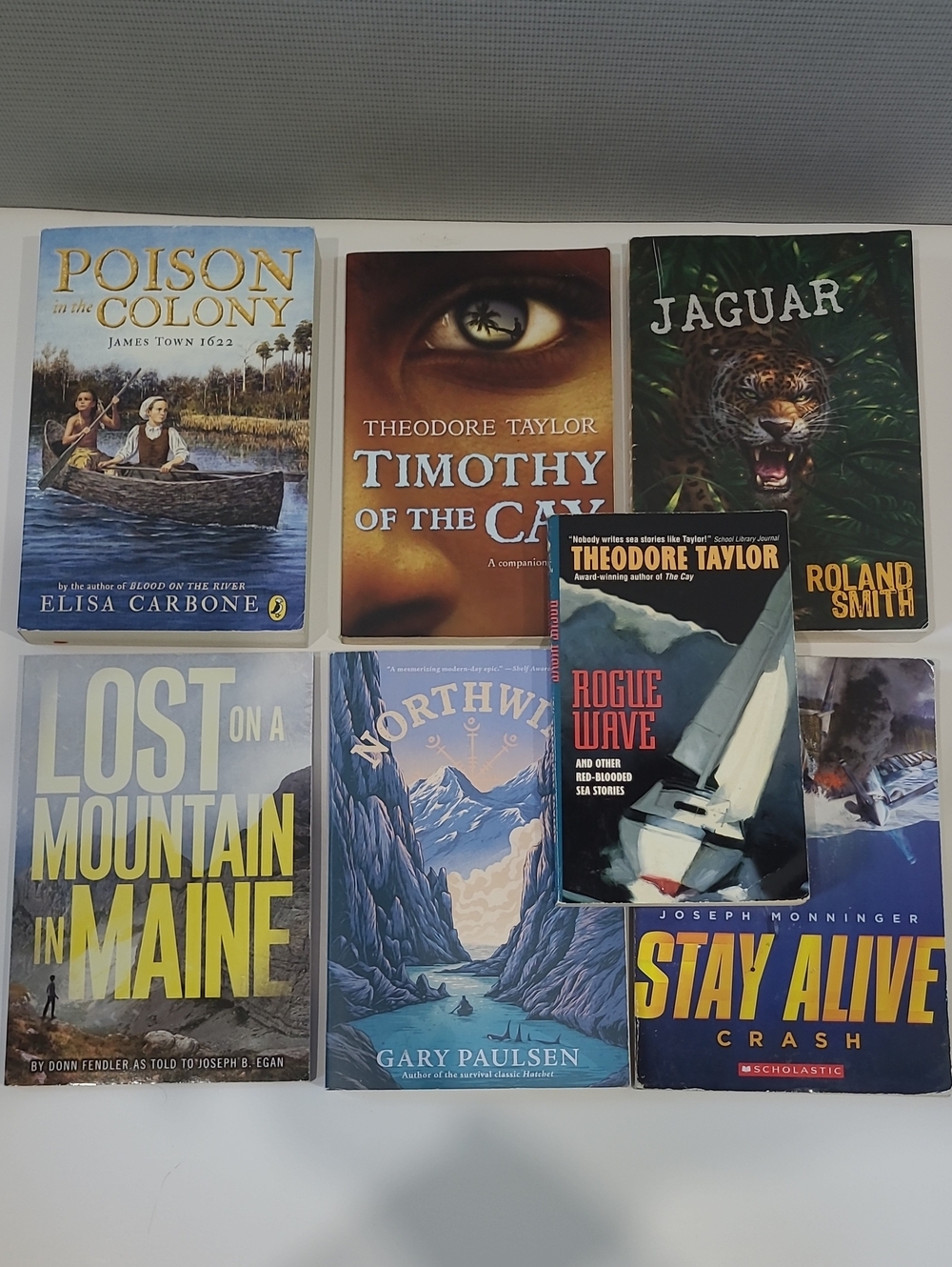 Adventure/Survival 7 Book Lot